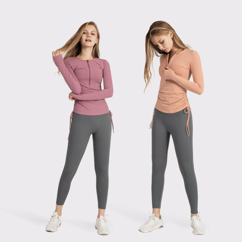 Long Sleeve Gym Yoga Suit For Girls
